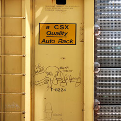 Railroad Graffiti - CSX Quality Auto Rack