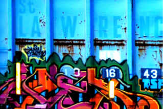 Railroad Graffiti - St Lawrence