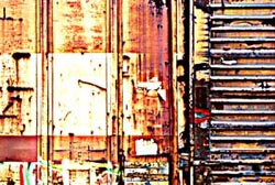 Railroad Graffiti - Brown